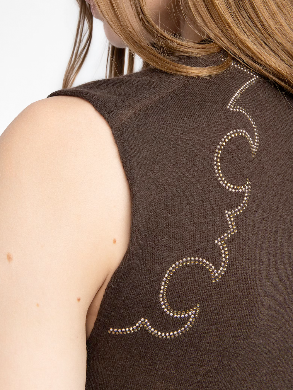Vicky Sleeveless Cashmere Sweater