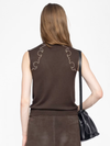 Vicky Sleeveless Cashmere Sweater