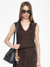 Vicky Sleeveless Cashmere Sweater