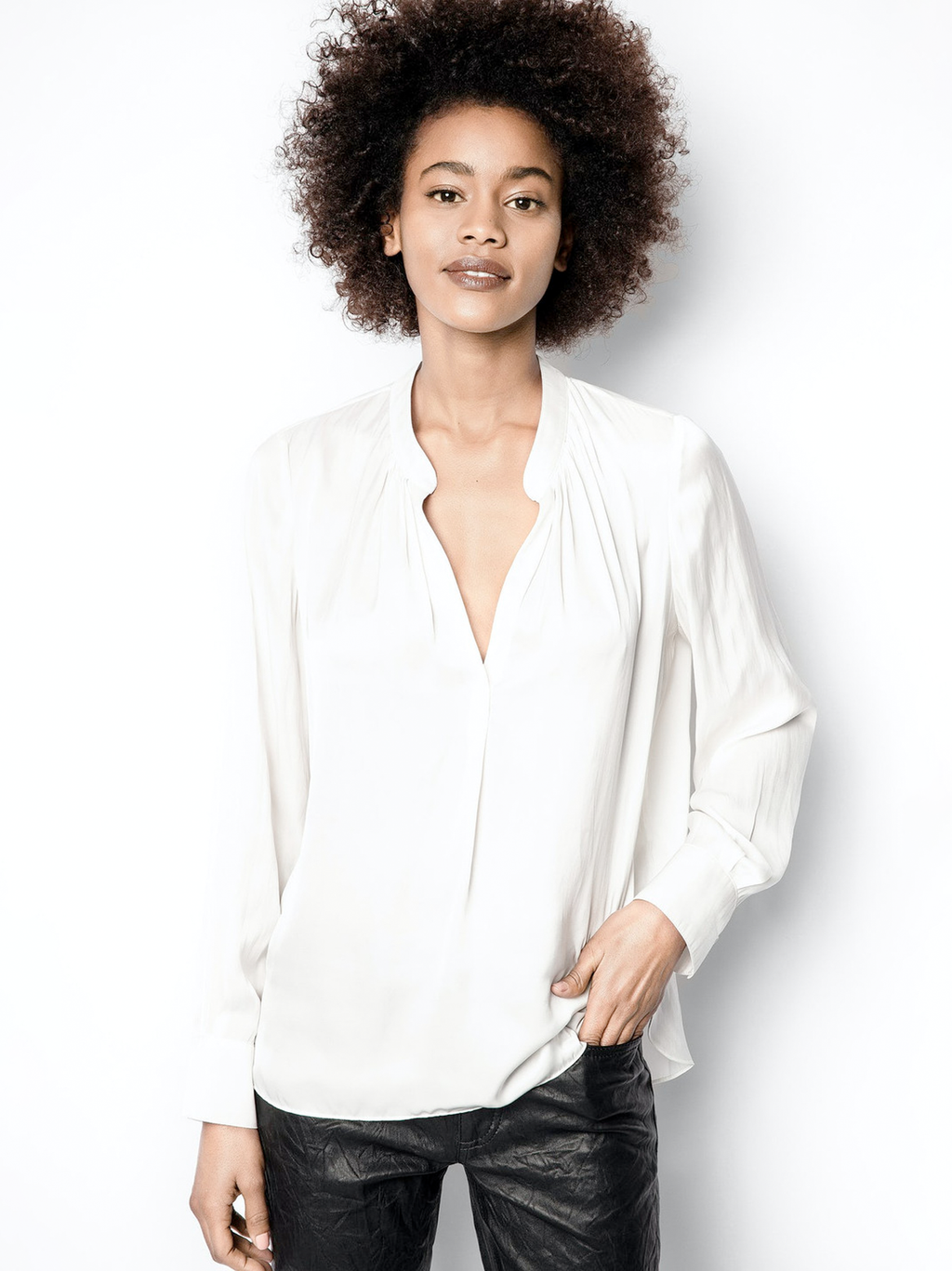 Tink Satin Perm Tunic
