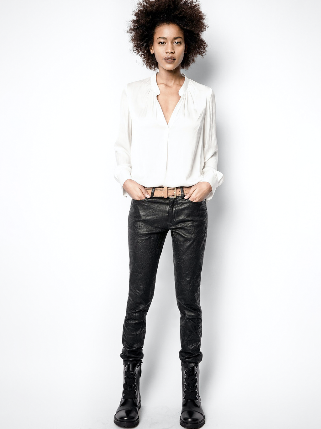 Tink Satin Perm Tunic