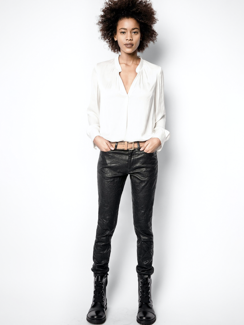 Tink Satin Perm Tunic