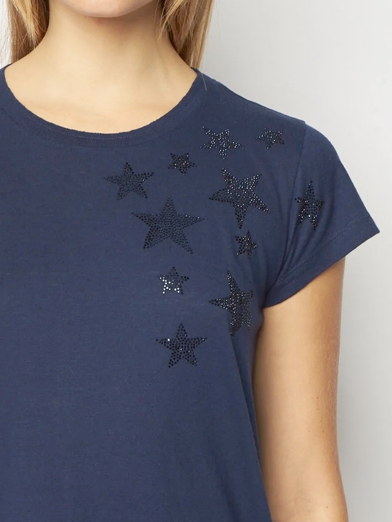 Skinny Rain Star-Embellished T-Shirt