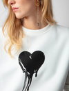 Oscar Flowing Heart Sweatshirt