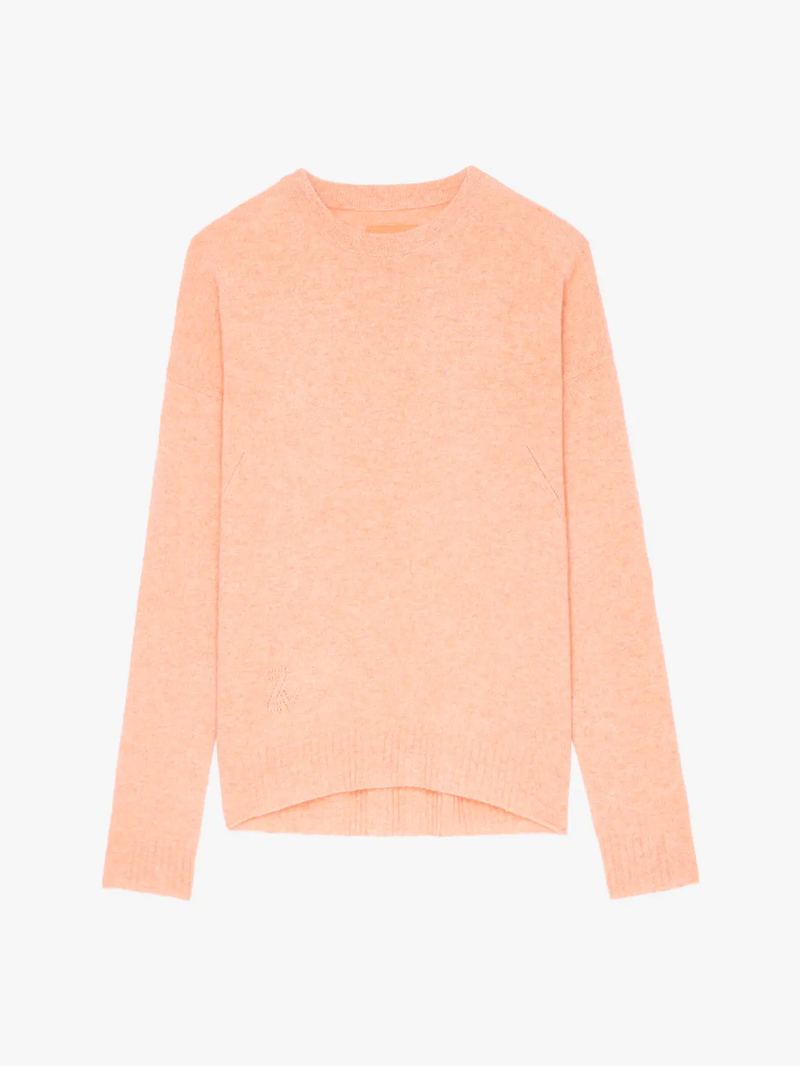 Cici Patch Cashmere Sweater