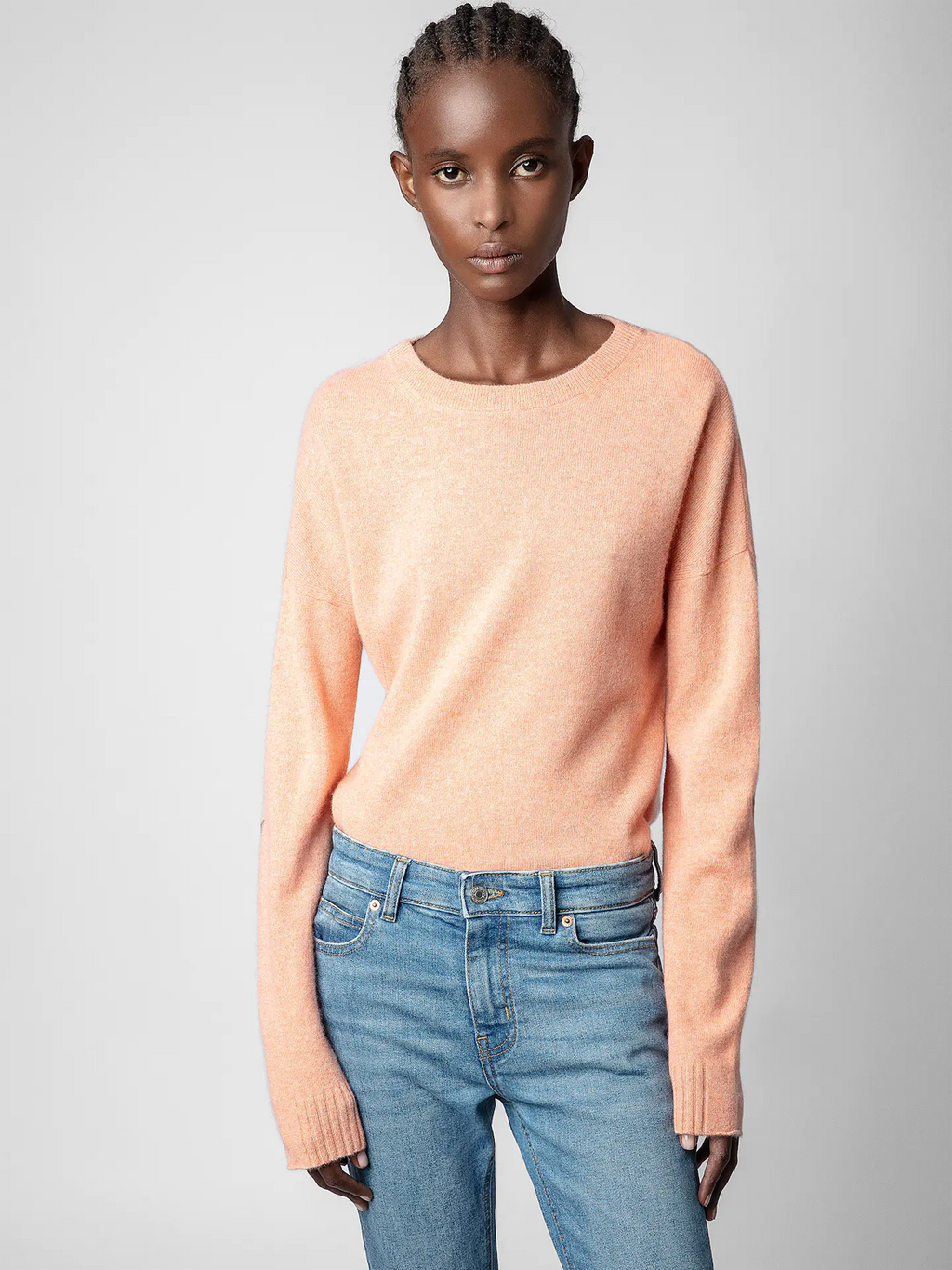 Cici Patch Cashmere Sweater