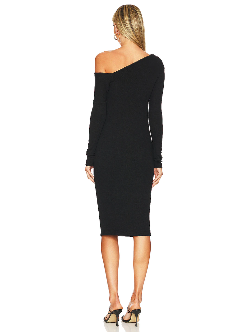 Sweater Knit Slouch Dress
