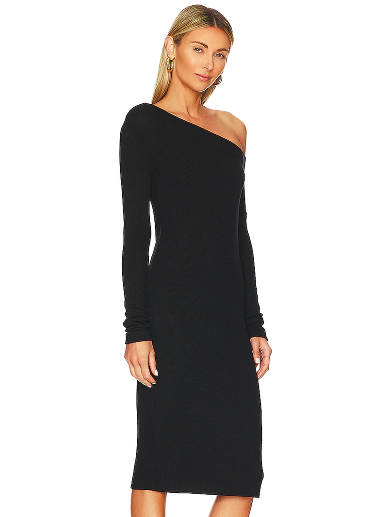 Sweater Knit Slouch Dress