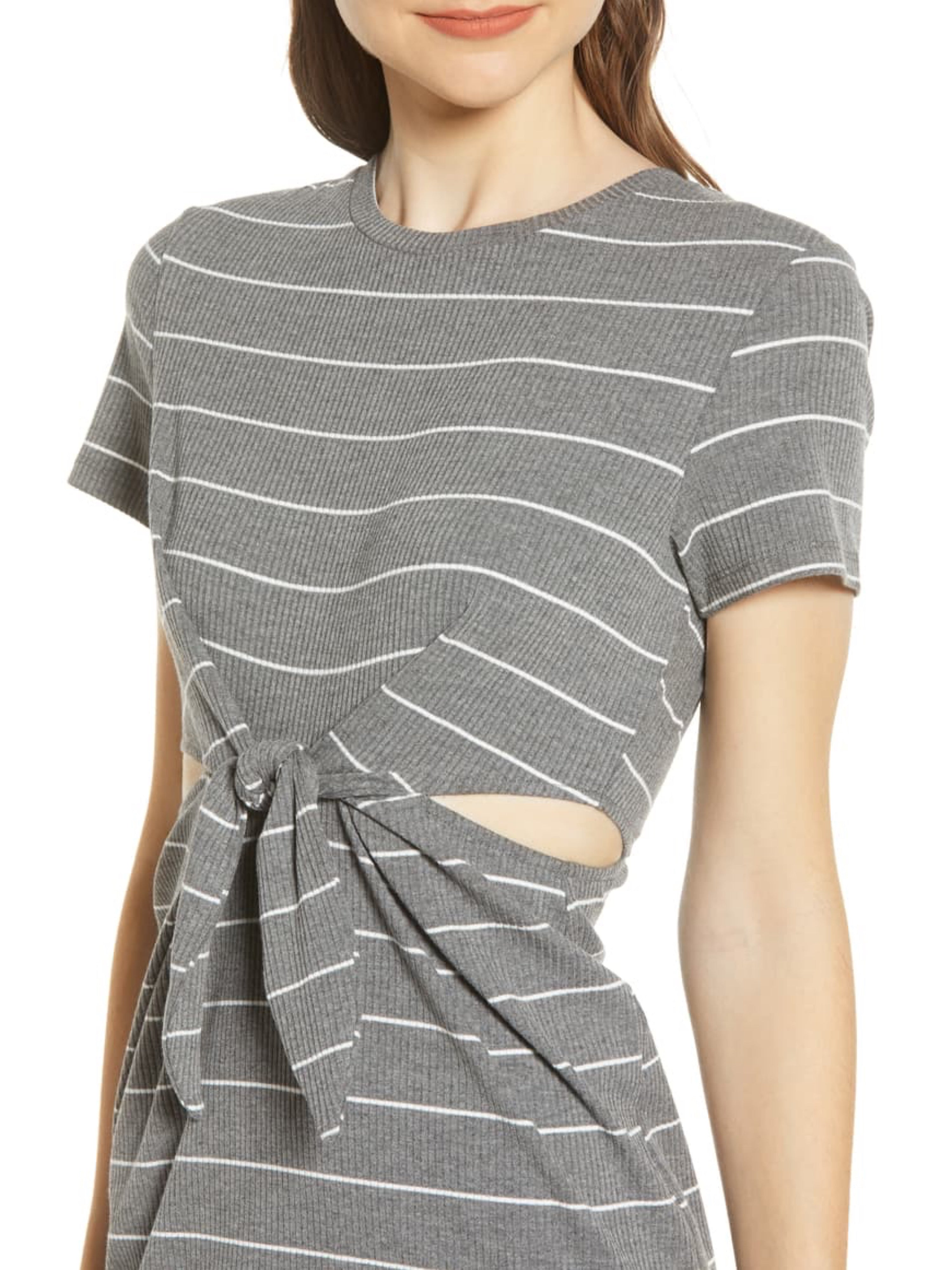 honey punch knot front t shirt dress Honey Punch