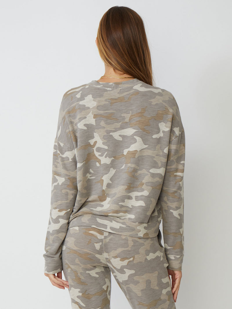Boxy Camo Sweatshirt