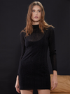 Lurex Sweater Fitted Mini Dress