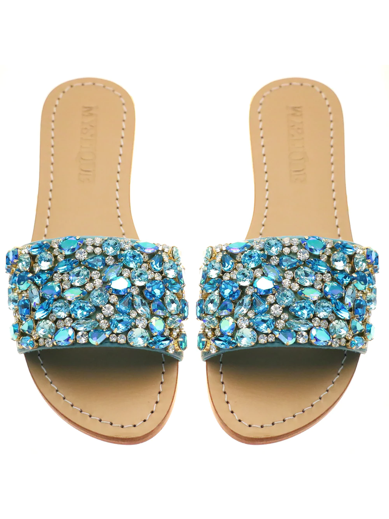 Camino Turquoise Jewel Sandal